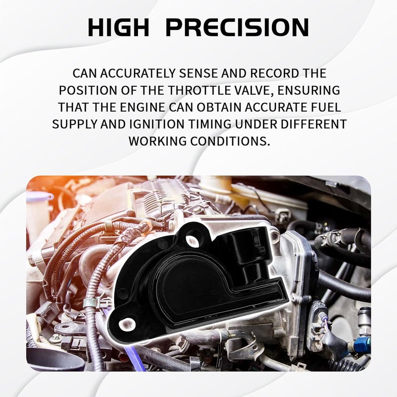 Hirificing Throttle Position Sensor TPS Throttle Body Position Sensor, TPS Accelerator Gas Fuel Idle Air Control Valve Sensor OEM 17087400 17088026 17111815 for Chevy, Buick, Cadillac - Image 3